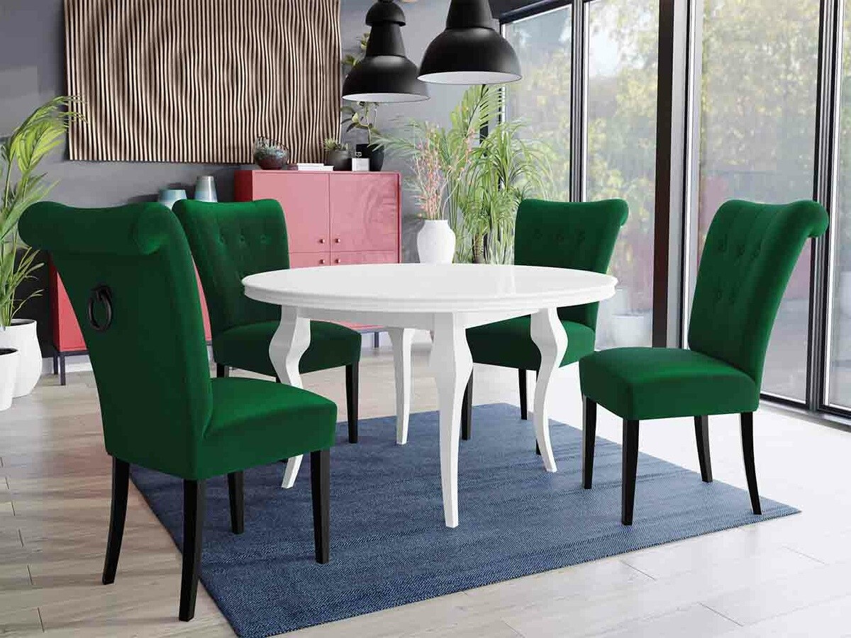 Stol Racine 107 (Črna)