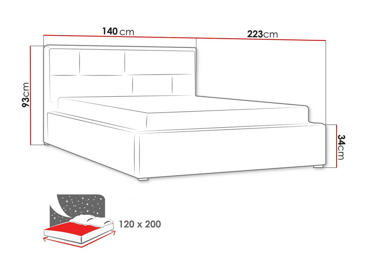 Postelja Pomona 104 (Victoria 14 863)