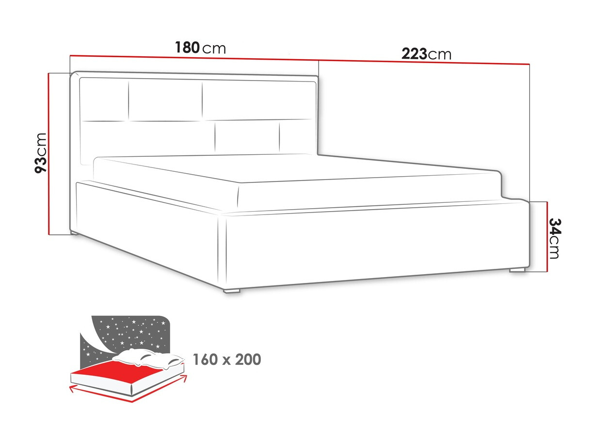 Postelja Pomona 104 (Victoria 14 864)
