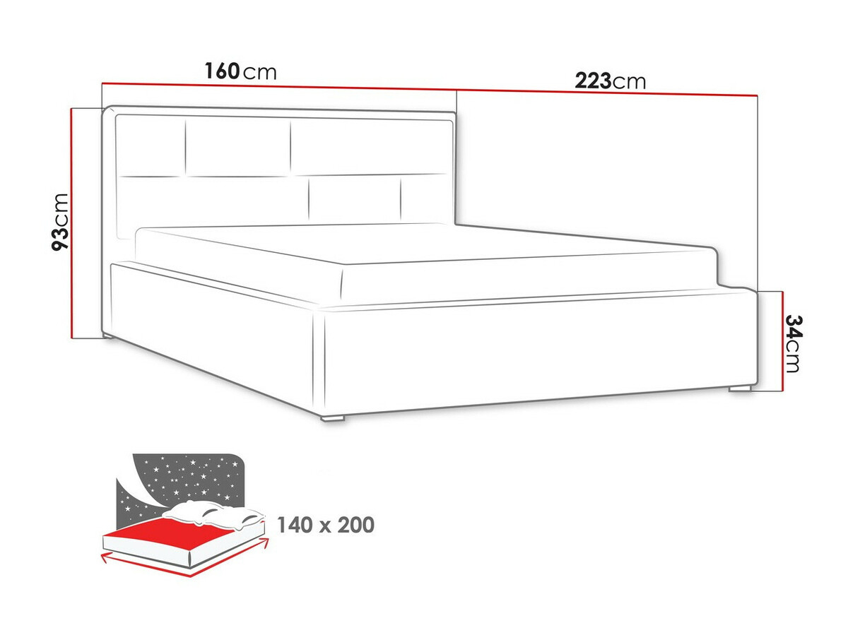 Postelja Pomona 104 (Victoria 14 864)