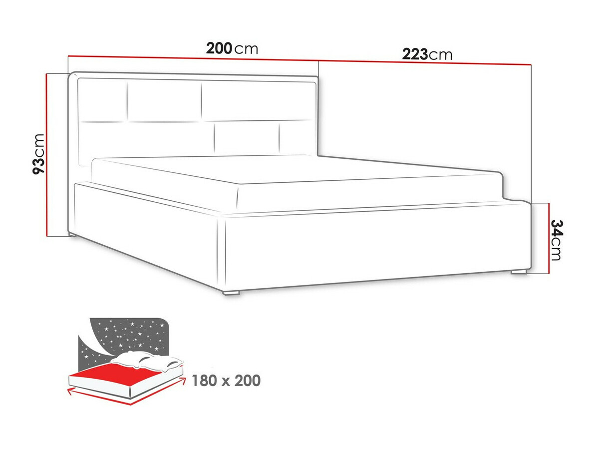 Postelja Pomona 104 (Victoria 14 869)