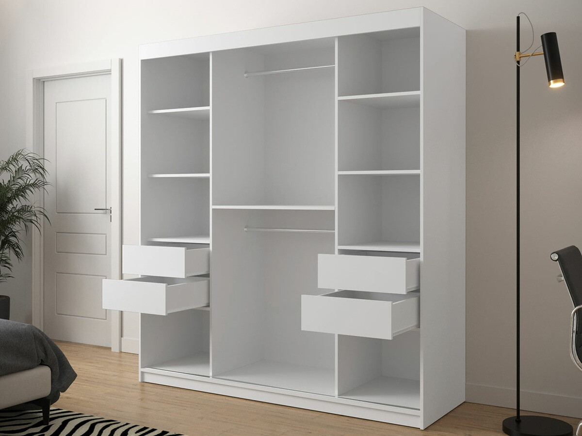 Garderobna omara Hartford 313 (Črna + Artisan hrast)