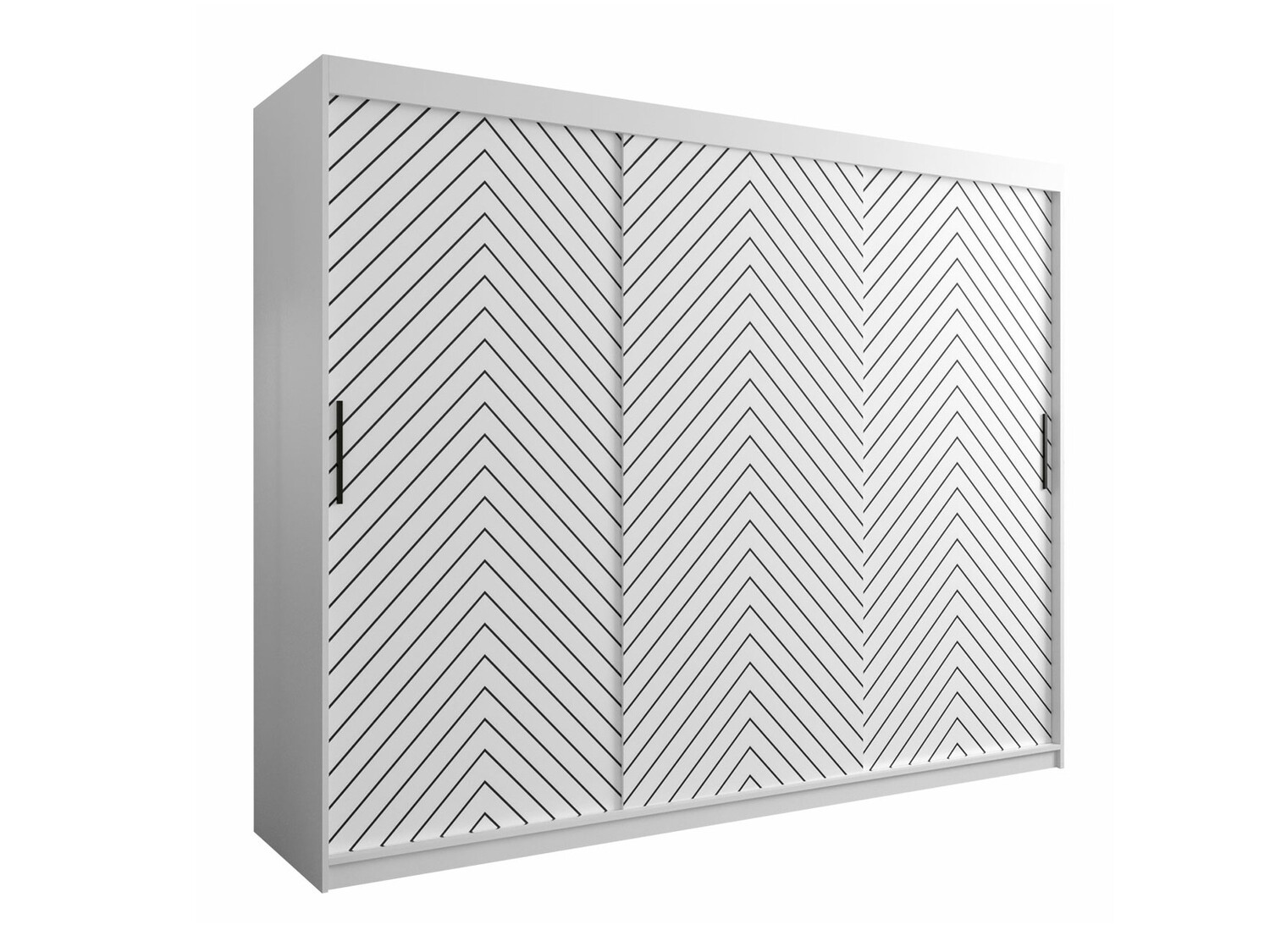 Garderobna omara Hartford 316 (Bela + Črna)