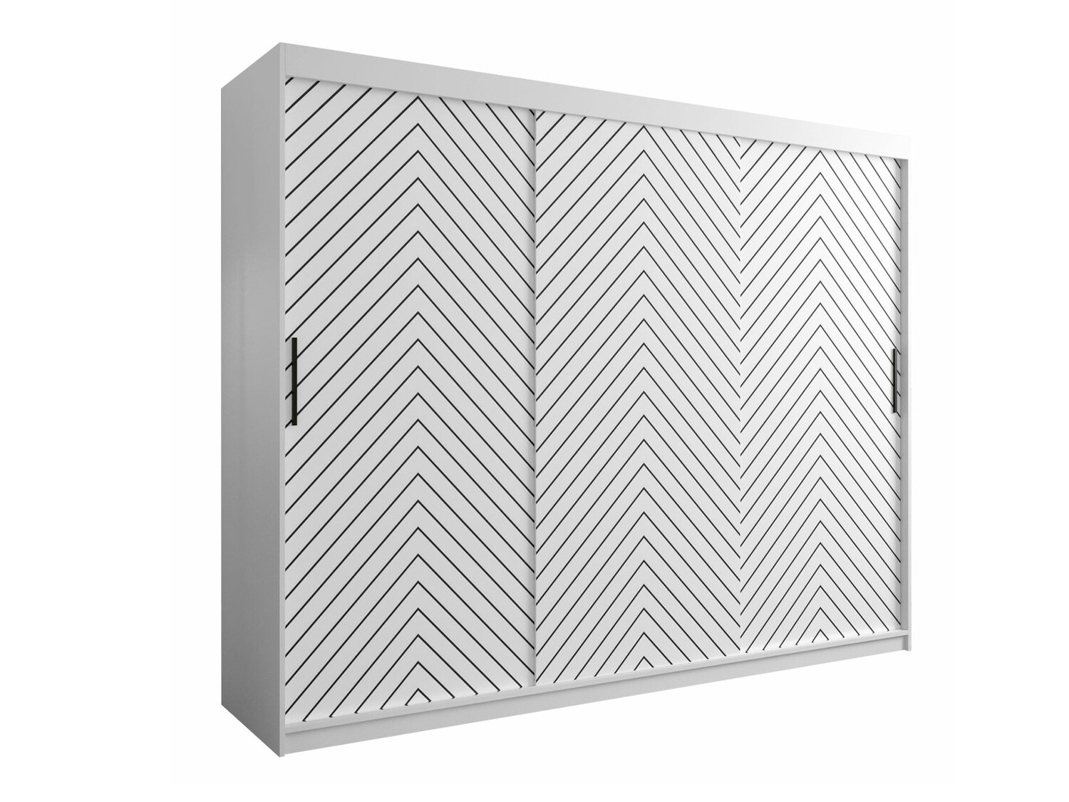 Garderobna omara Hartford 316 (Bela + Črna)