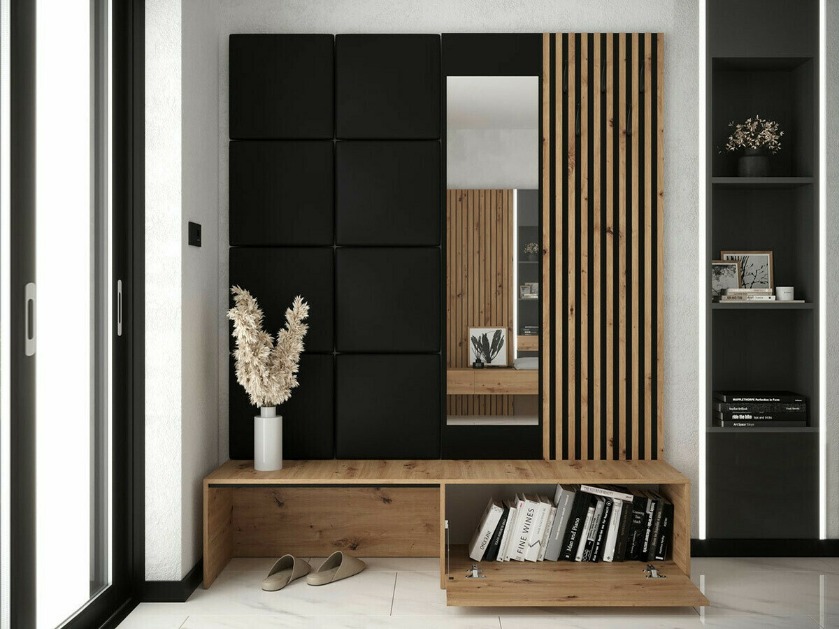 Komplet za predsobo Fabor (Artisan hrast + Manila 16)
