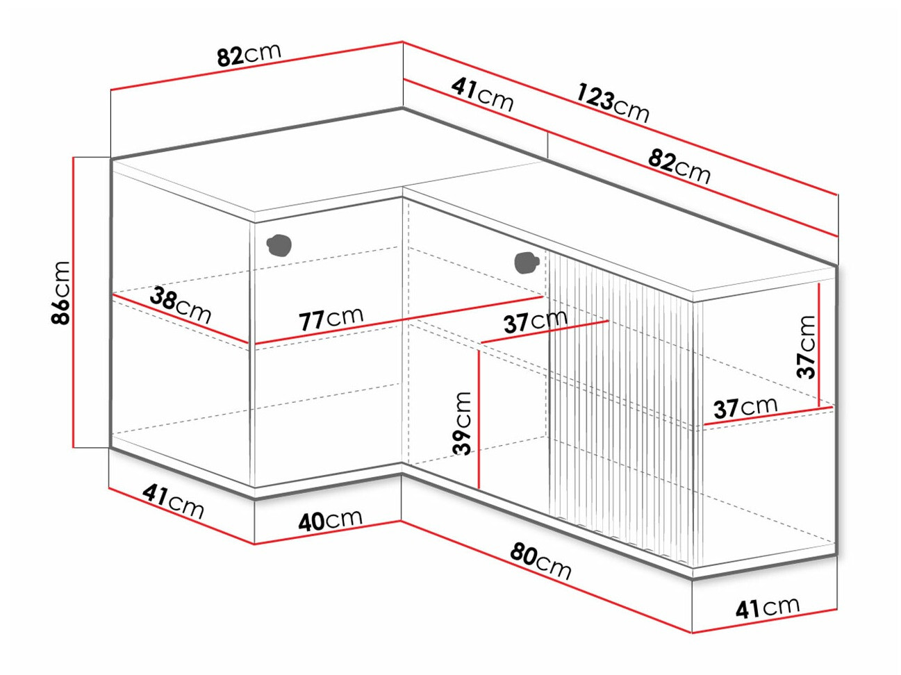 Kotna omarica Venmava 113