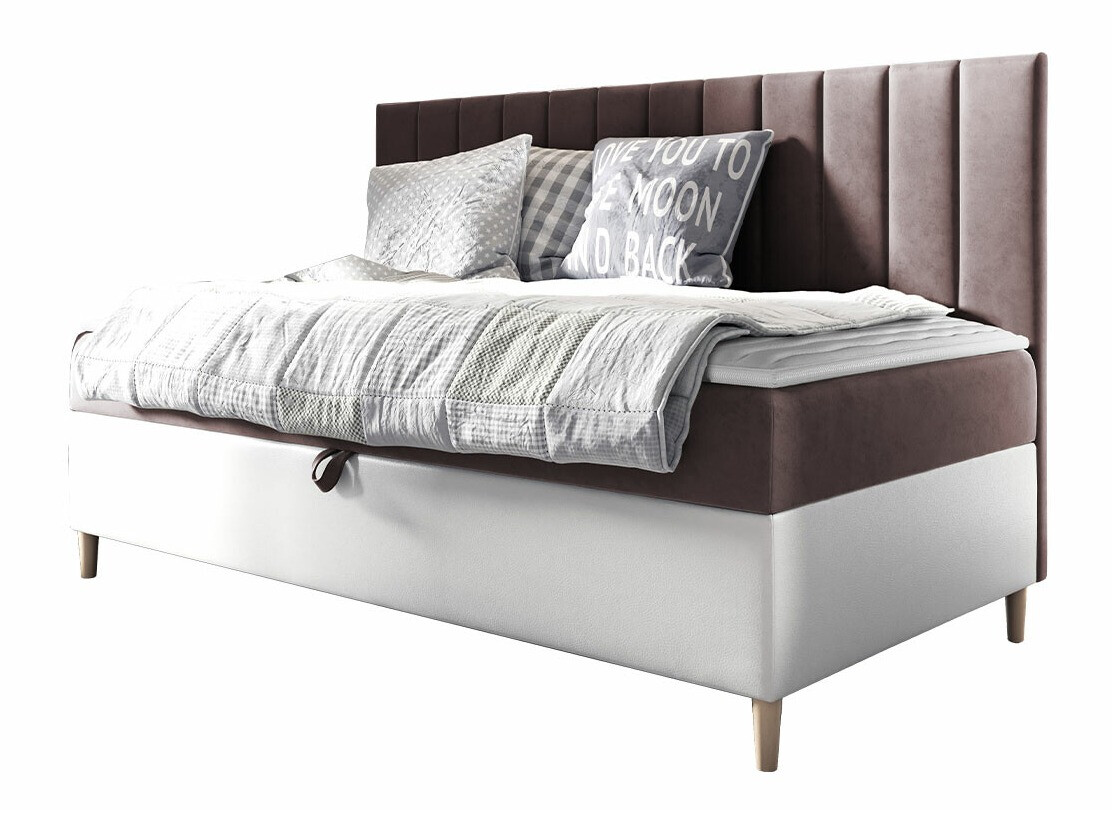 Boxspring postelja Baltimore 165 (Soft 017 + Fresh 9)