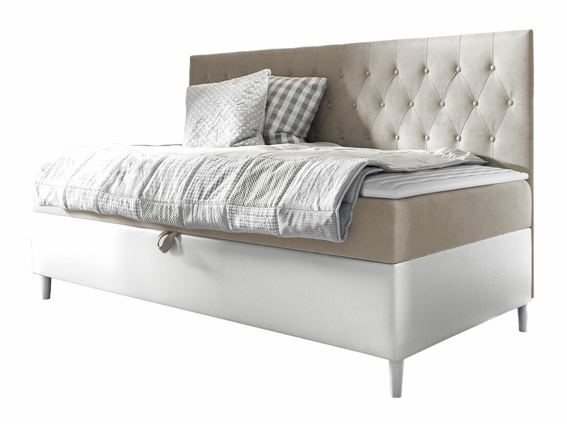 Boxspring postelja Baltimore 166 (Soft 017 + Fresh 1)