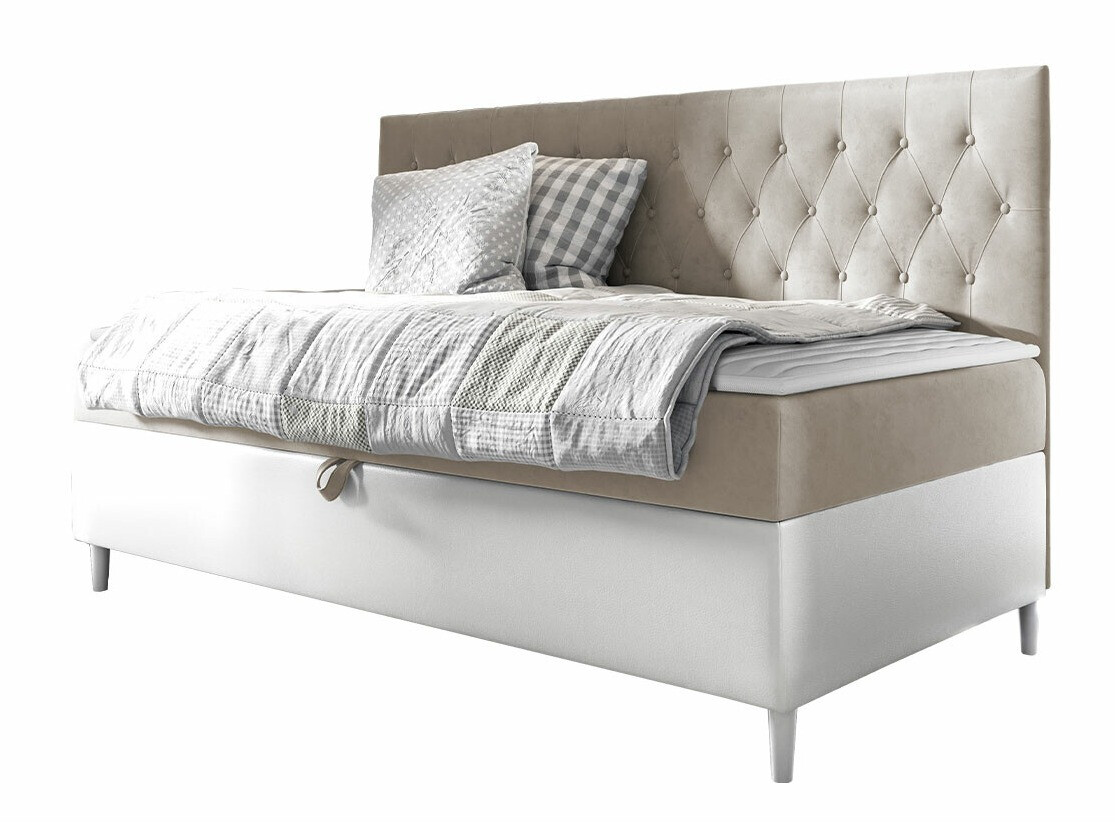 Boxspring postelja Baltimore 166 (Soft 017 + Fresh 1)