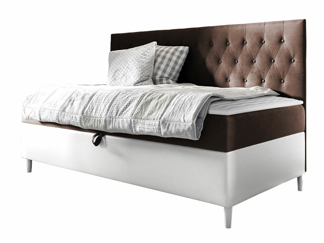 Boxspring postelja Baltimore 166 (Soft 017 + Fresh 4)