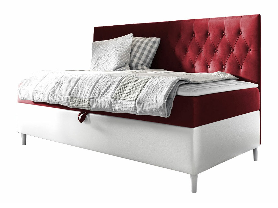 Boxspring postelja Baltimore 166 (Soft 017 + Fresh 8)