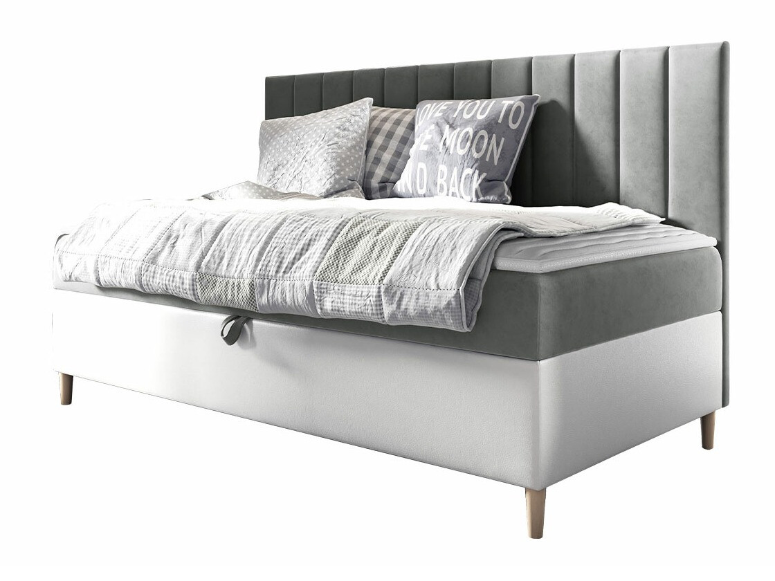 Boxspring postelja Lucus I (Soft 017 + Fresh 14)