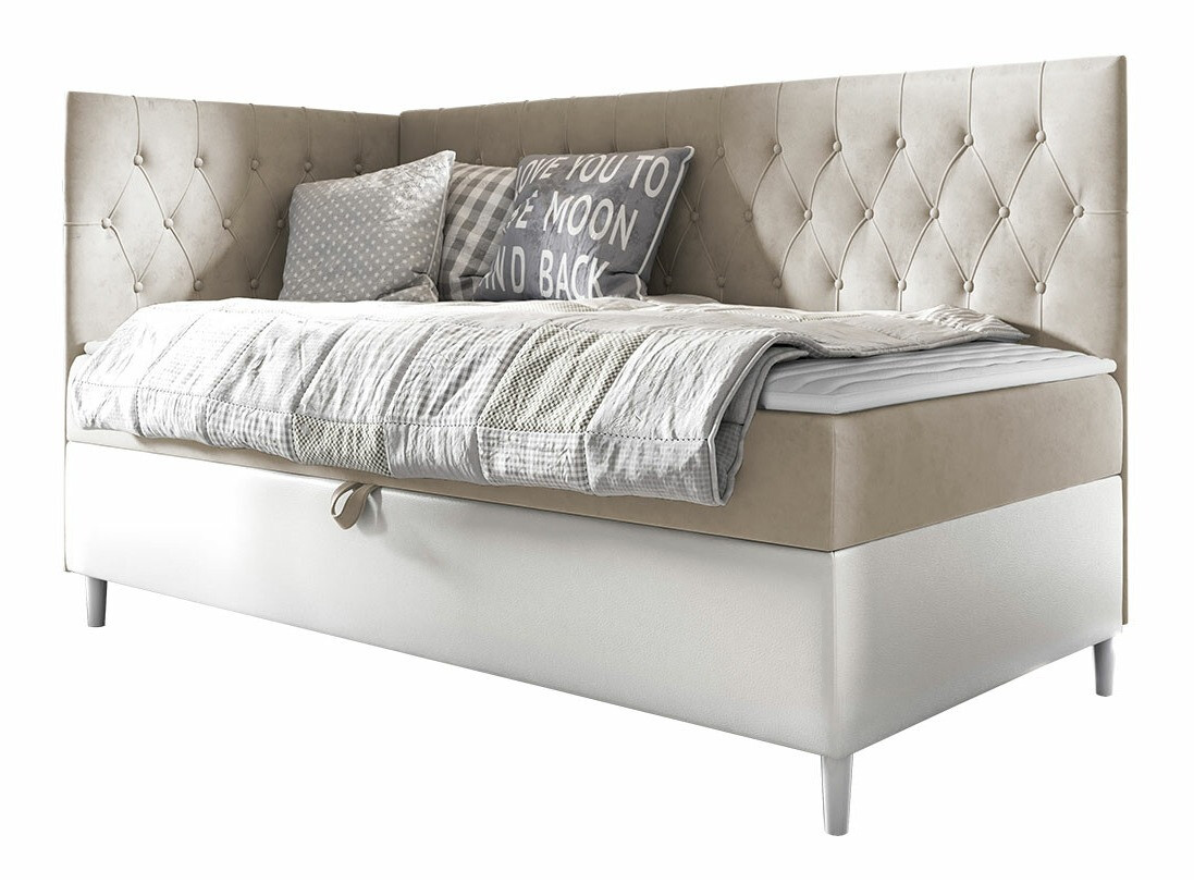 Boxspring postelja Baltimore 167 (Soft 017 + Fresh 1)