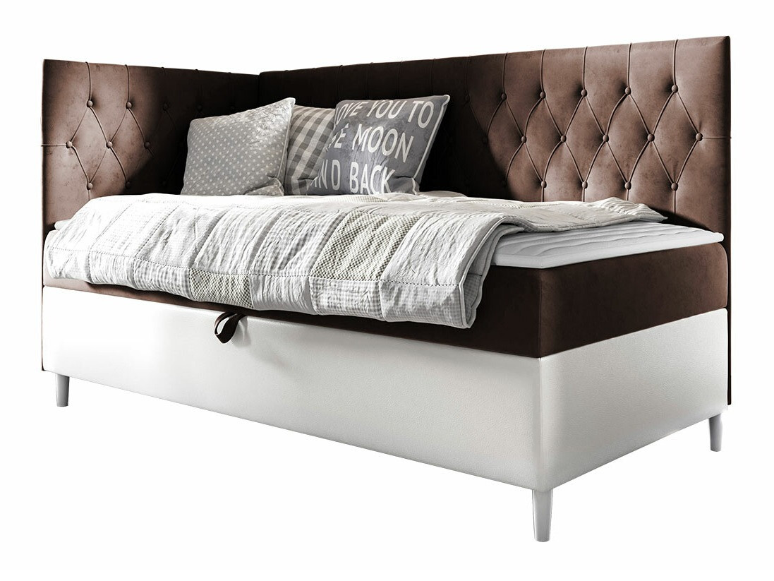 Boxspring postelja Baltimore 167 (Soft 017 + Fresh 4)