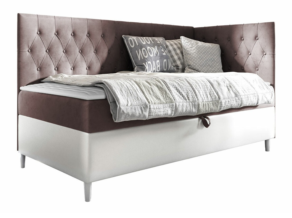 Boxspring postelja Baltimore 167 (Soft 017 + Fresh 9)