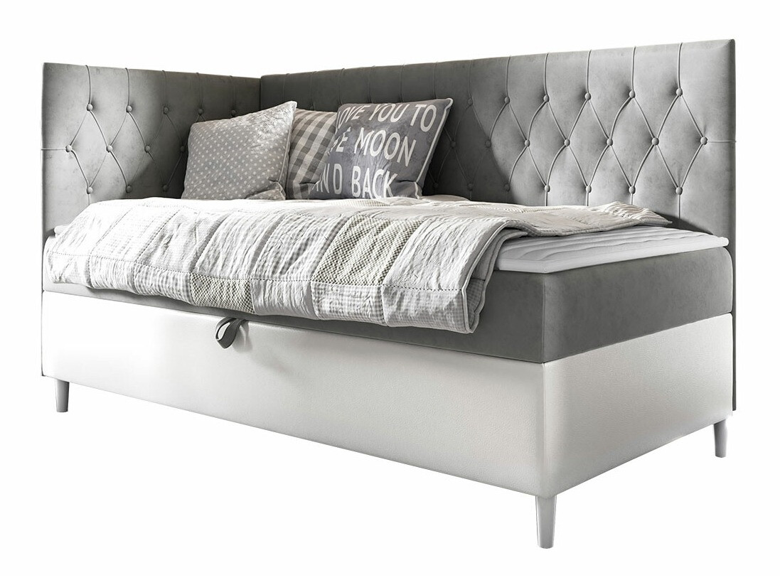 Boxspring postelja Lucus III (Soft 017 + Fresh 14)