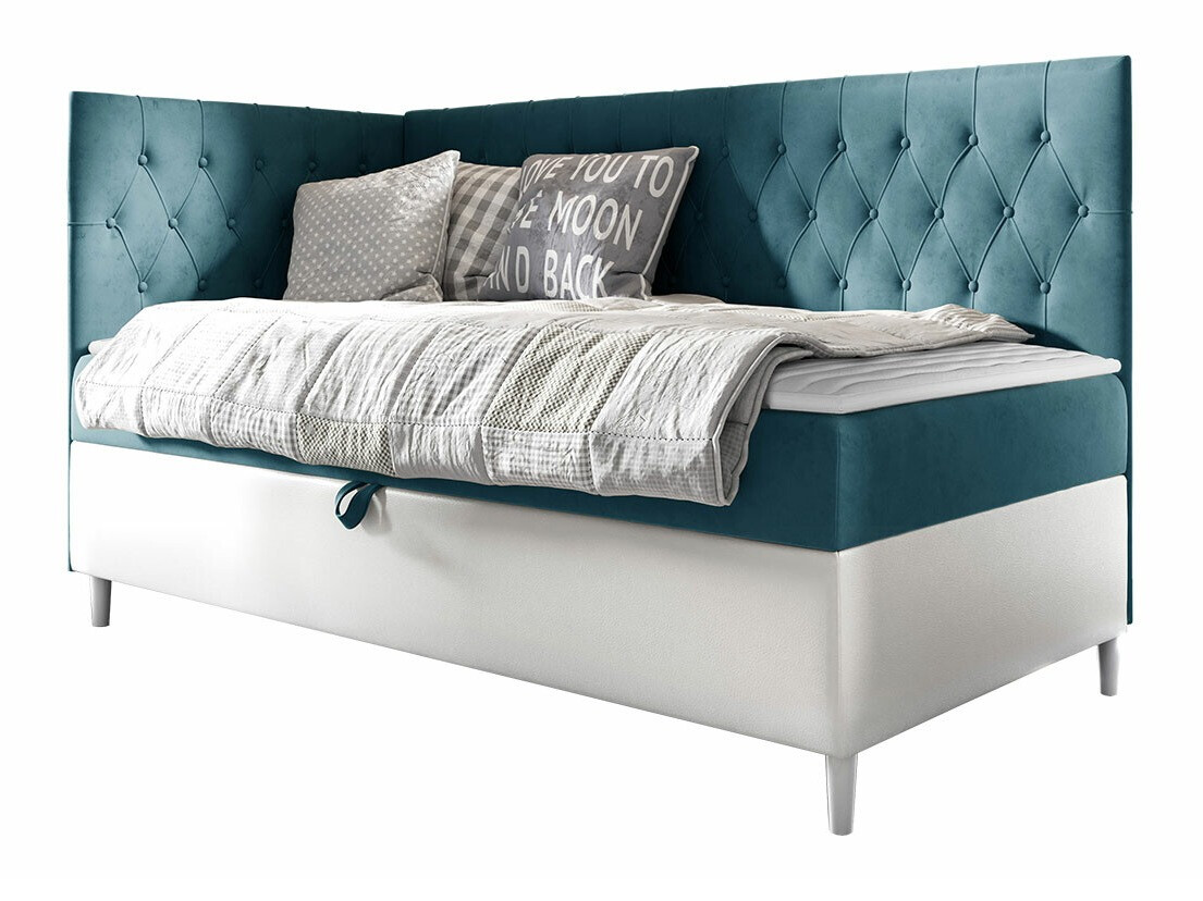 Boxspring postelja Lucus III (Soft 017 + Fresh 34)