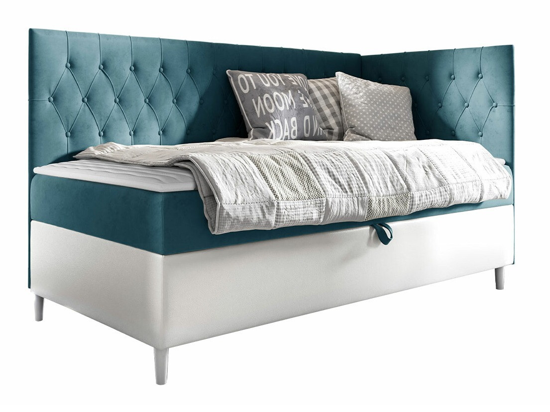 Boxspring postelja Lucus III (Soft 017 + Fresh 34)