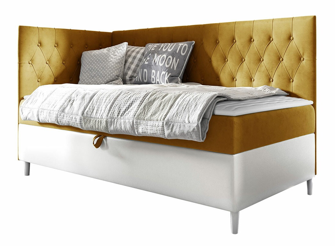 Boxspring postelja Lucus III (Soft 017 + Fresh 37)