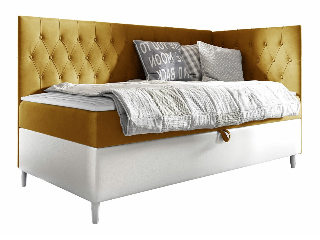 Boxspring postelja Lucus III (Soft 017 + Fresh 37)