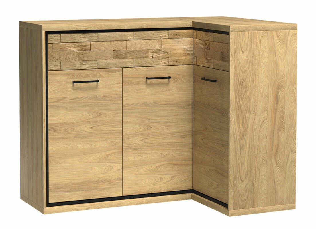 Kotna komoda Etrmoni 106 (Svetel les + Hrast)