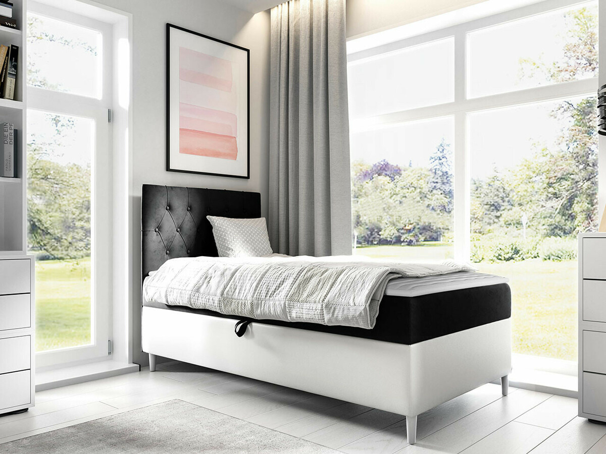 Boxspring postelja Lucus VII (Soft 017 + Fresh 17)