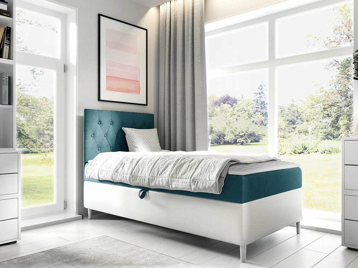 Boxspring postelja Lucus VII (Soft 017 + Fresh 34)