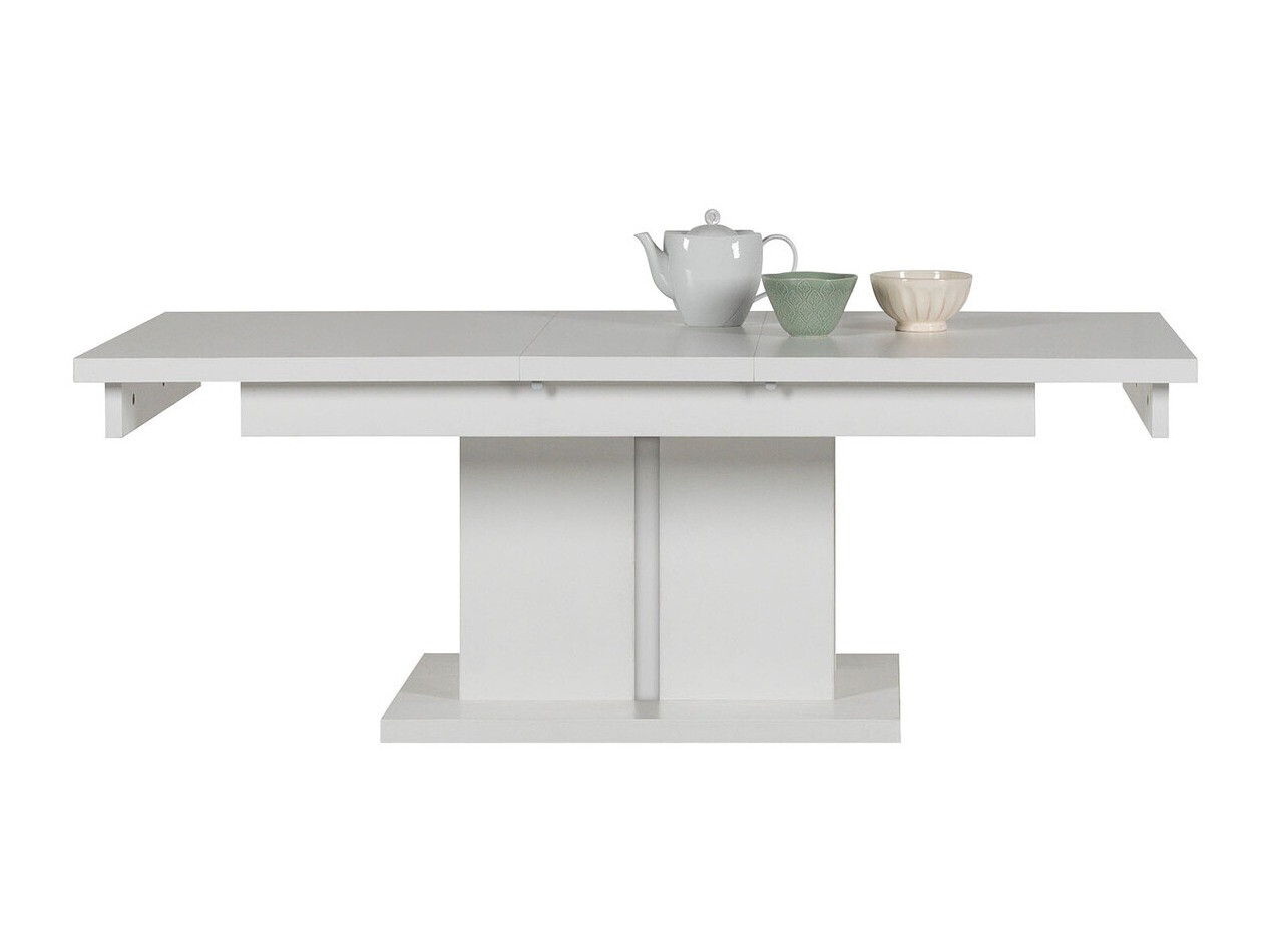 Raztegljiva klubska mizica Nuremi 111 (Bela)