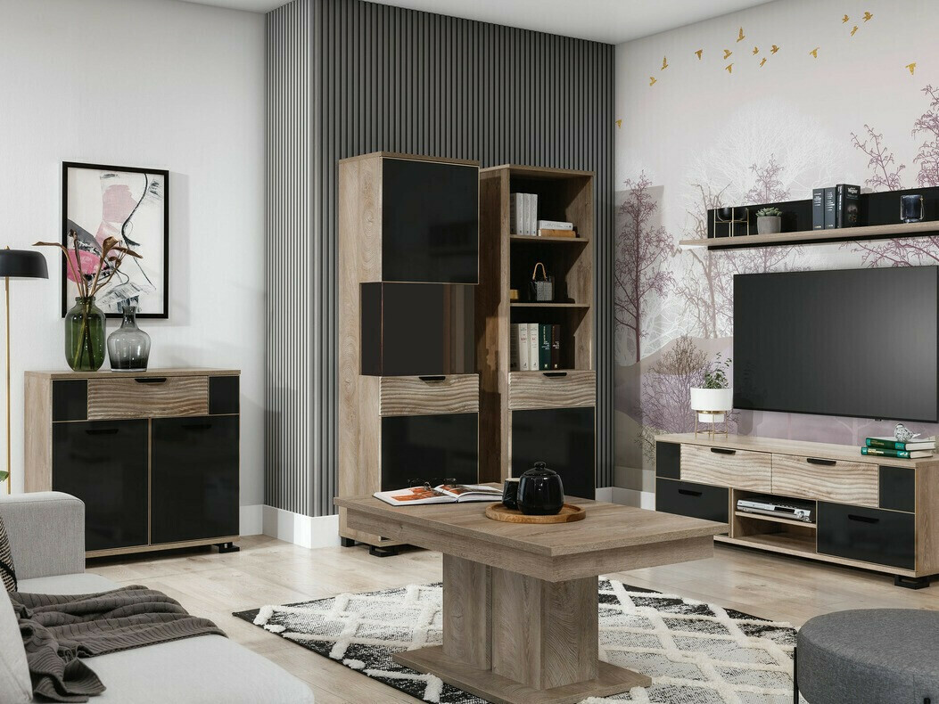 Raztegljiva klubska mizica Nuremi 111 (Hrast)