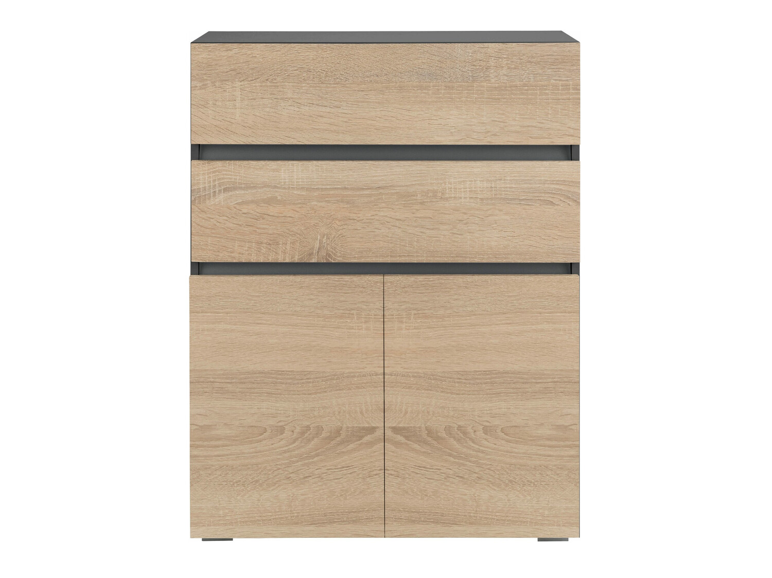 Prostostoječa Kopalniška omarica Soncamu 101 (Antracit + Hrast)