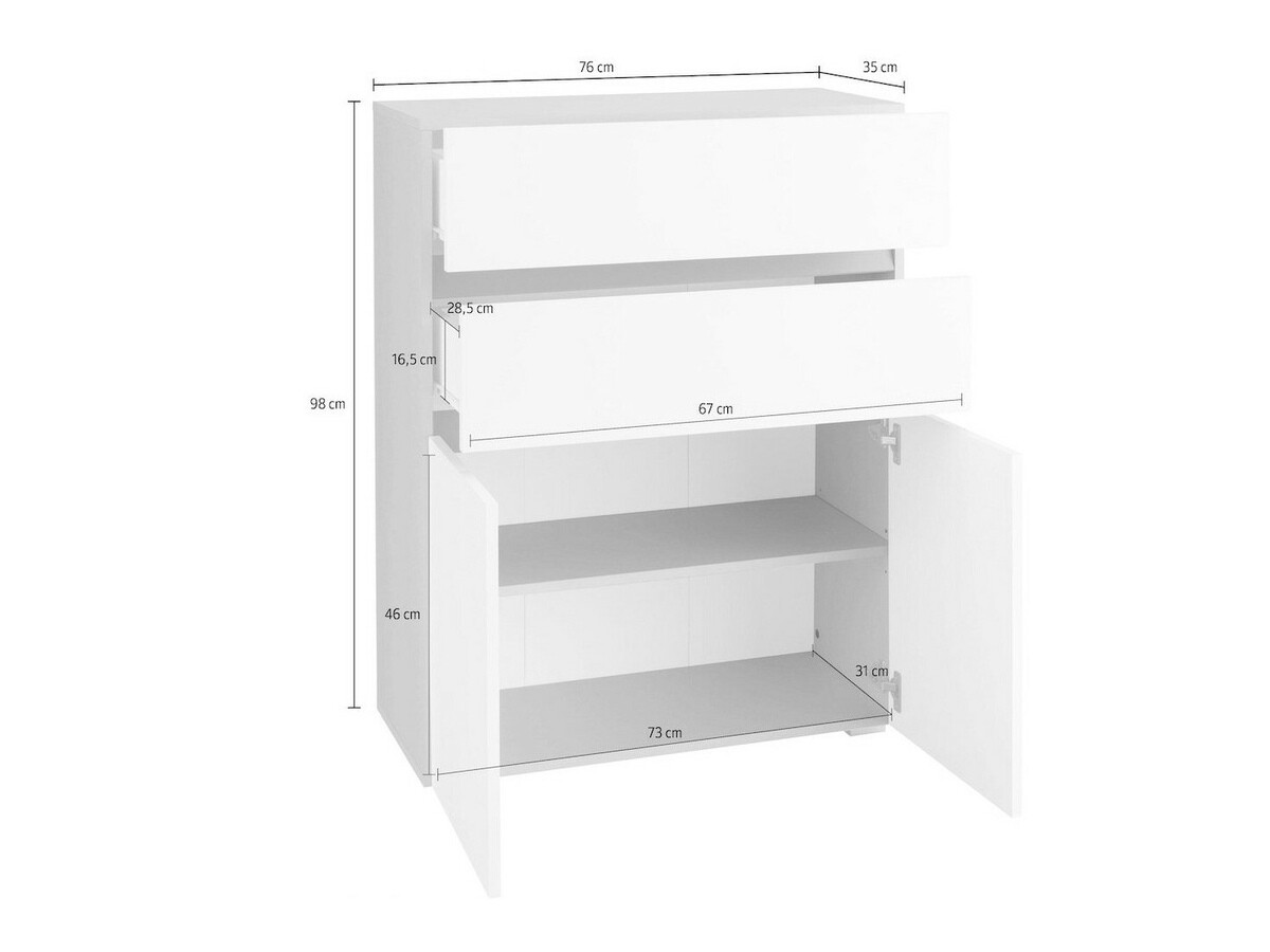Prostostoječa Kopalniška omarica Soncamu 101 (Antracit + Hrast)