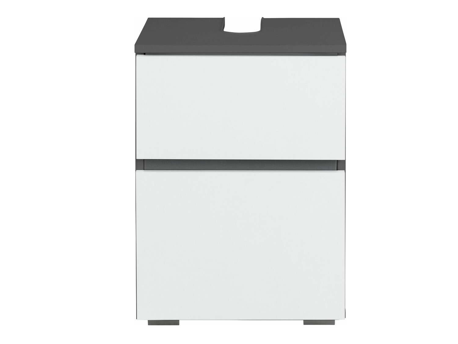 Prostostoječa kopalniška omarica za umivalnik Soncamu 103 (Bela + Antracit)