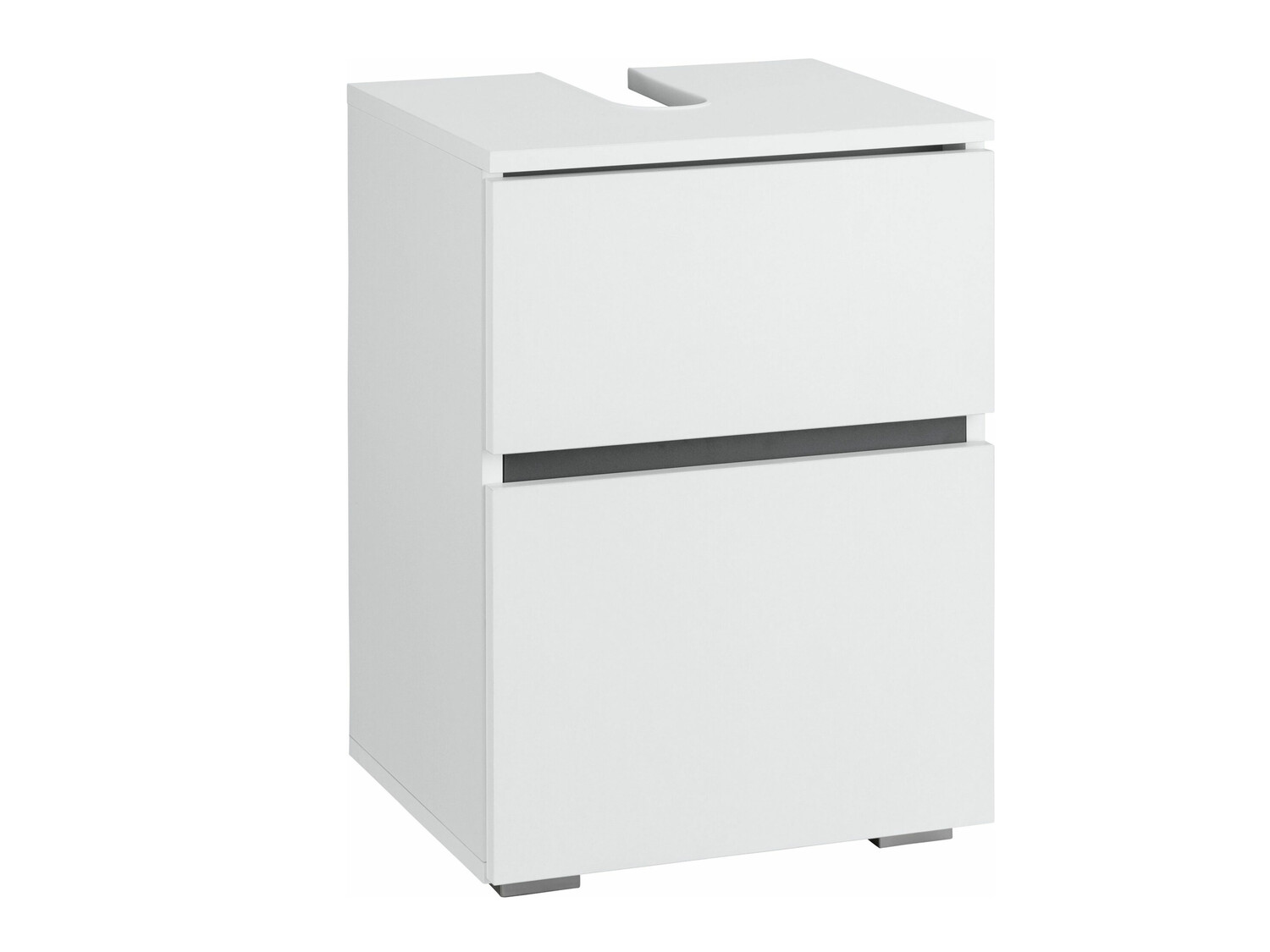 Prostostoječa kopalniška omarica za umivalnik Soncamu 103 (Bela)