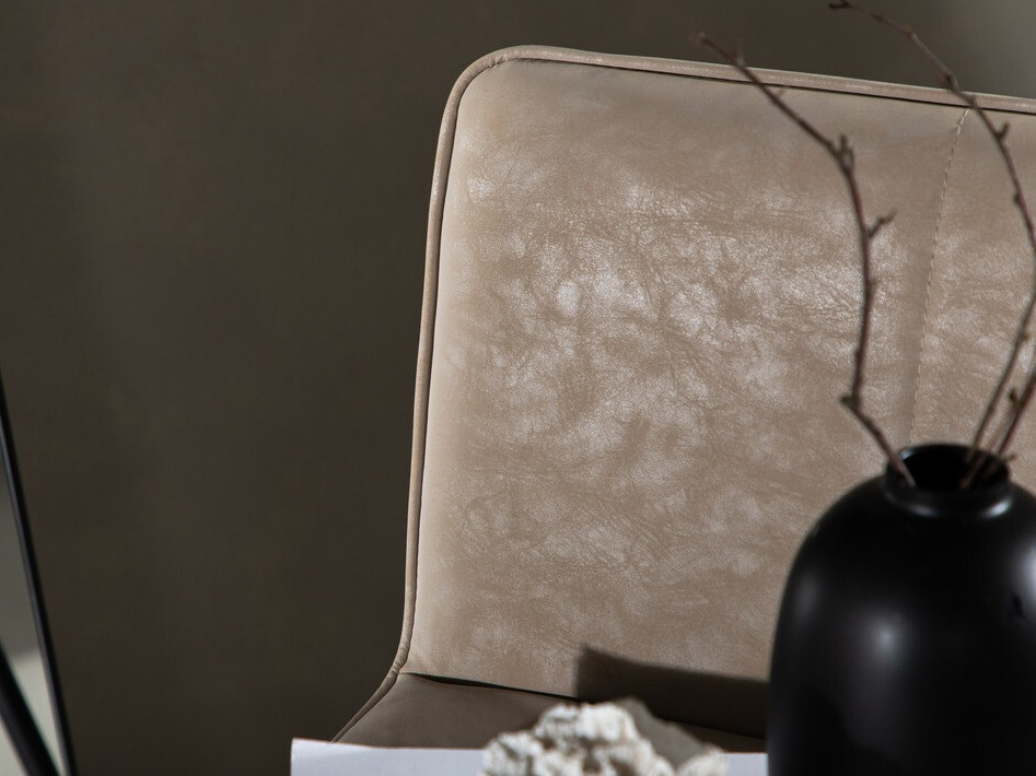 Srednje visok barski stol Dallas 3235 (Bež + Črna)