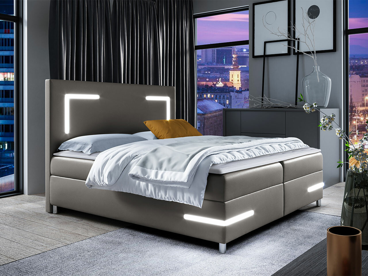 Boxspring postelja Vallis (Madryt 190)