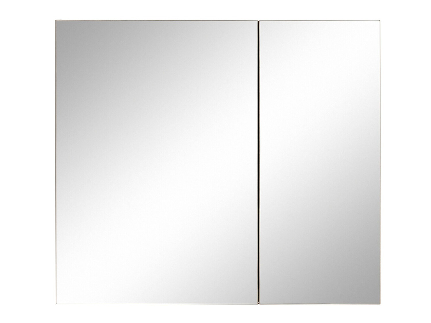 Kopalniška omarica z ogledalom Soncamu 104 (Bela + Antracit)