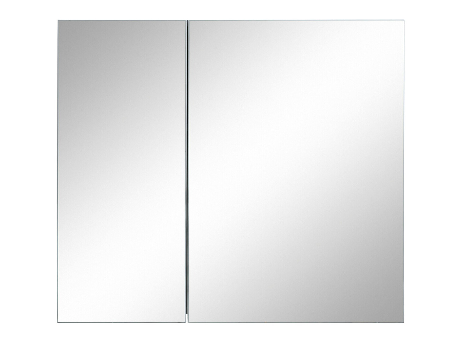 Kopalniška omarica z ogledalom Soncamu 104 (Bela)