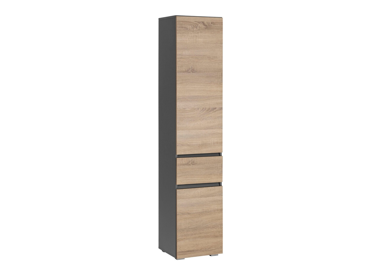 Prostostoječa Kopalniška omarica Soncamu 106 (Antracit + Hrast)