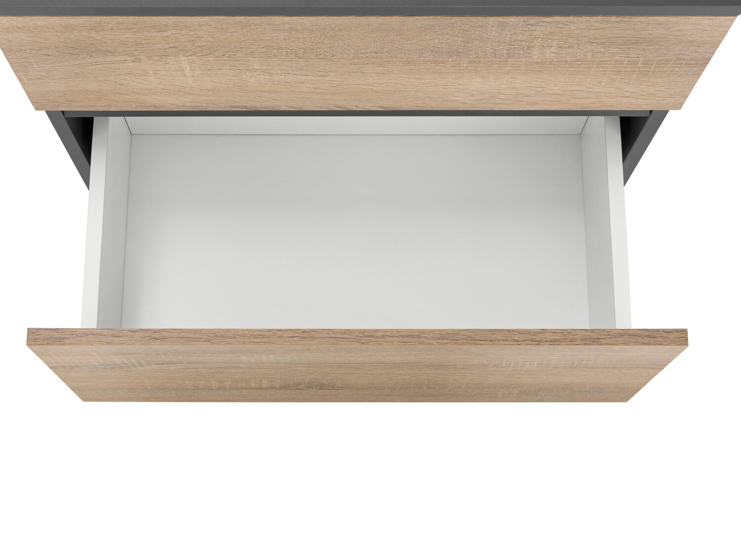 Prostostoječa kopalniška omarica za umivalnik Soncamu 110 (Antracit + Hrast)