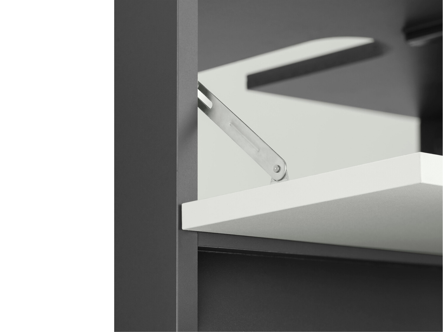 Prostostoječa kopalniška omarica za umivalnik Soncamu 110 (Bela + Antracit)