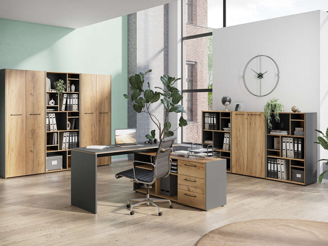 Regal Fivcalu 103 (Navarra hrast + Grafit)