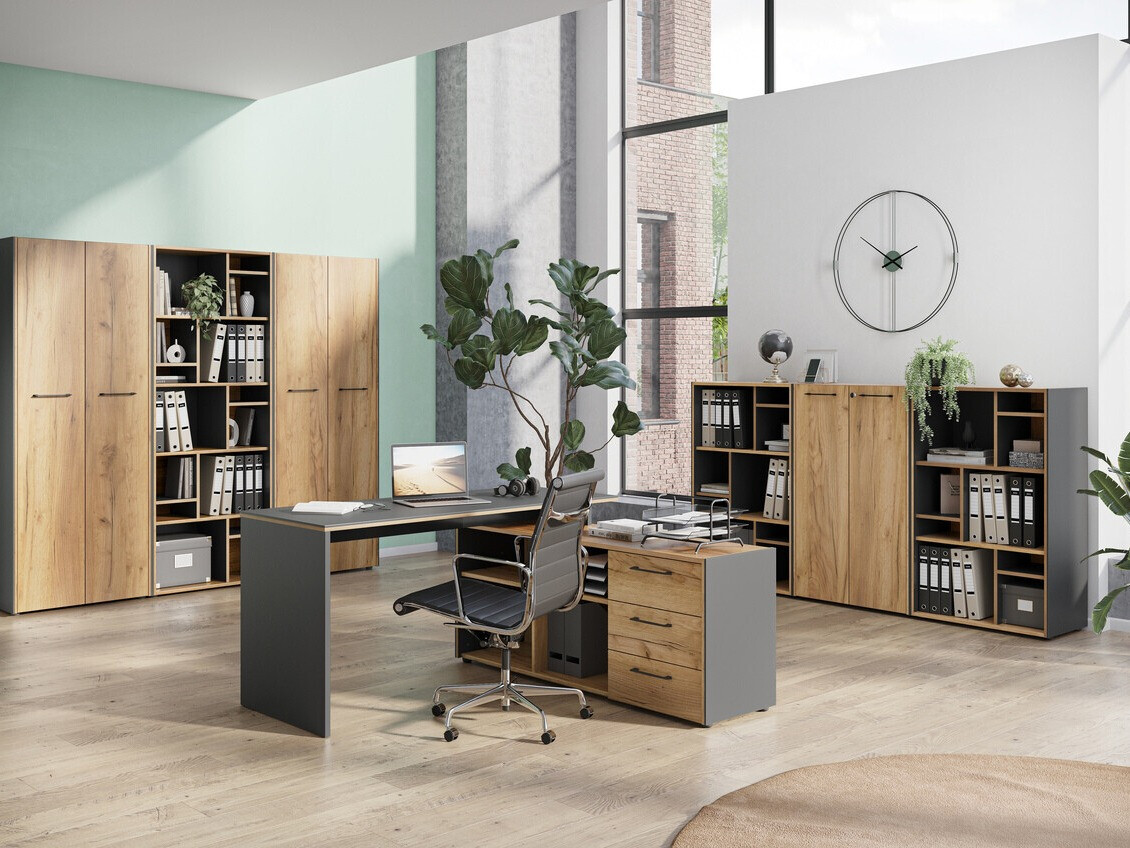 Regal Fivcalu 105 (Navarra hrast + Grafit)