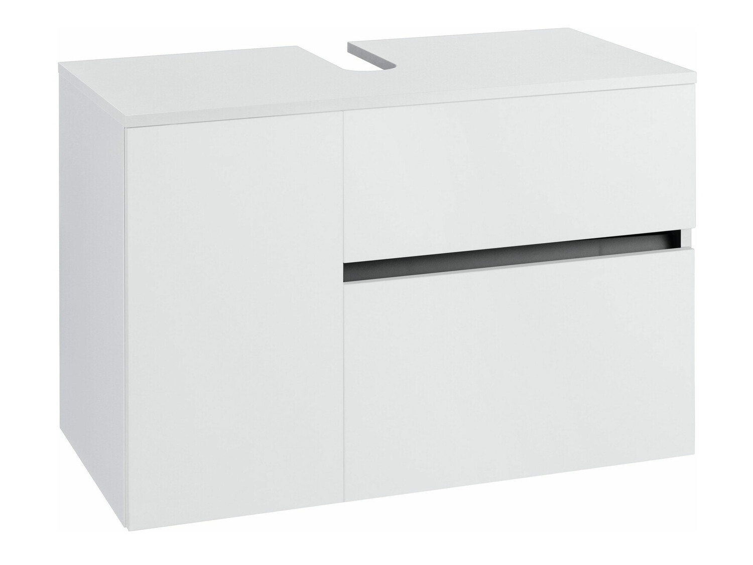 Viseča kopalniška omarica za umivalnik Soncamu 107 (Bela)