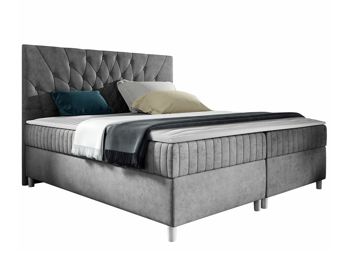 Boxspring postelja Baltimore 175 (Manila 16)