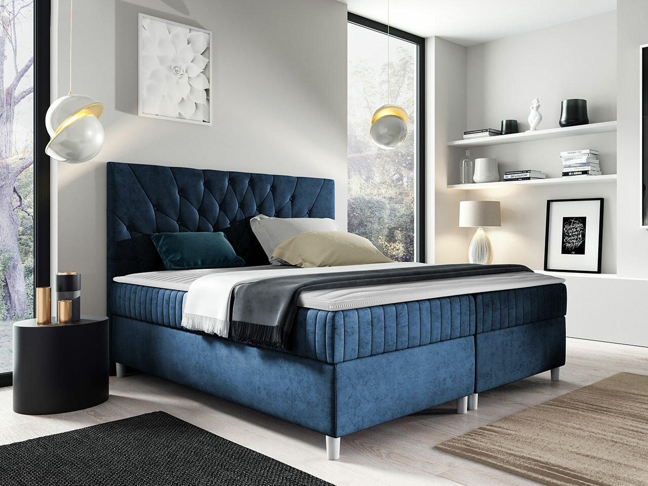 Boxspring postelja Civitas (Manila 26)