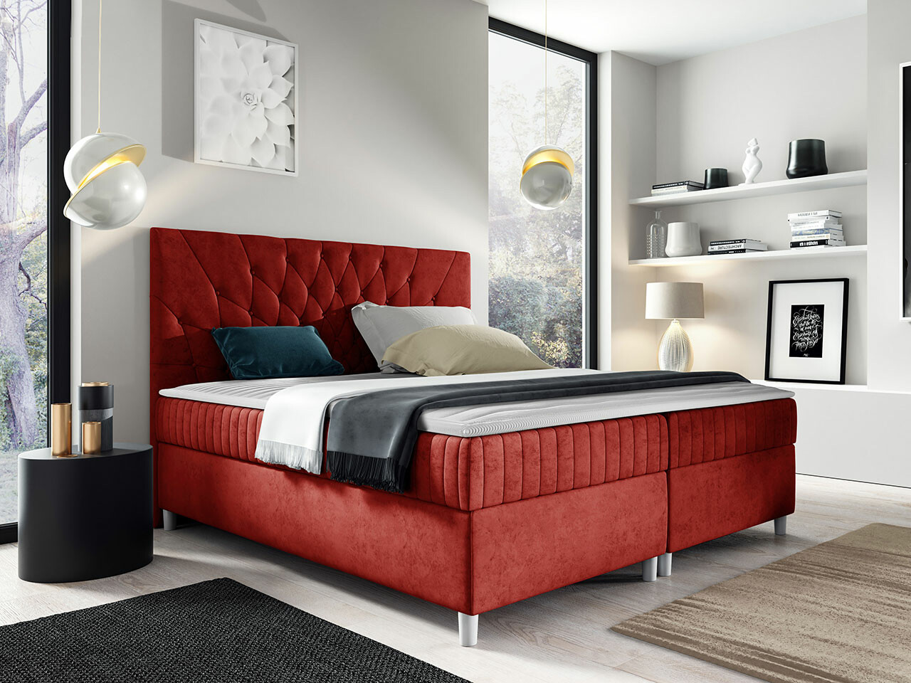 Boxspring postelja Civitas (Manila 28)
