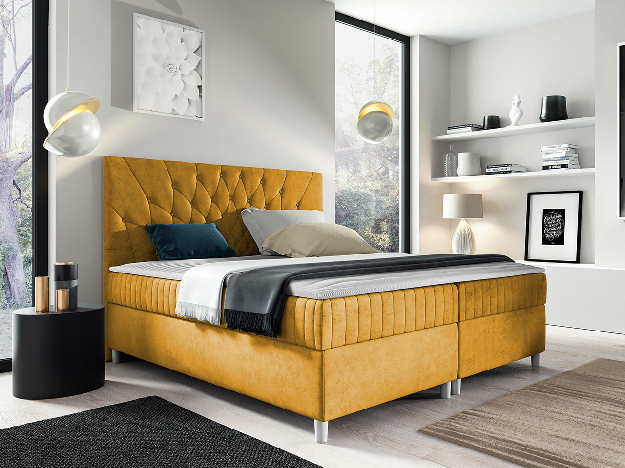 Boxspring postelja Civitas (Manila 32)