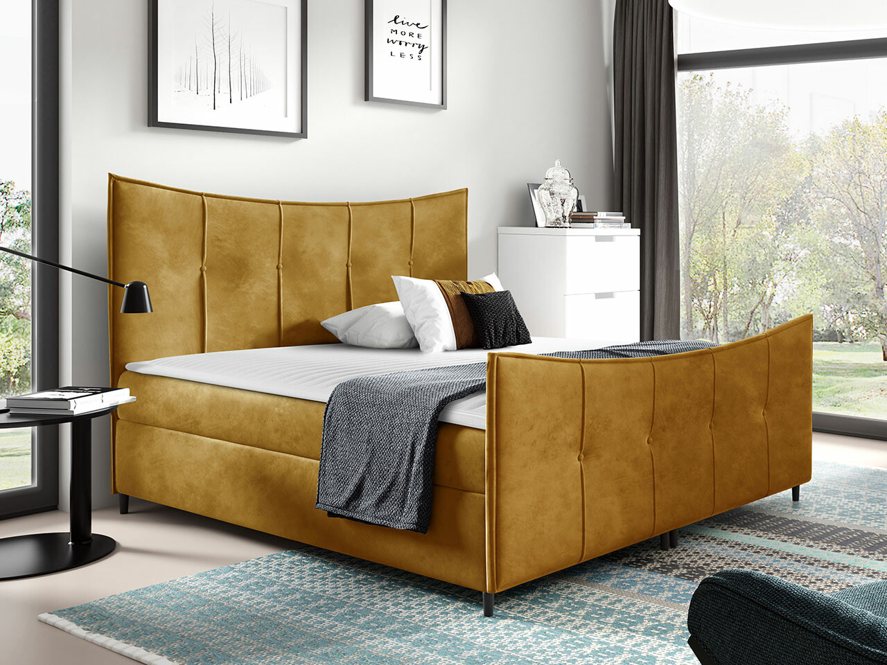 Boxspring postelja Fons (Fresh 37)