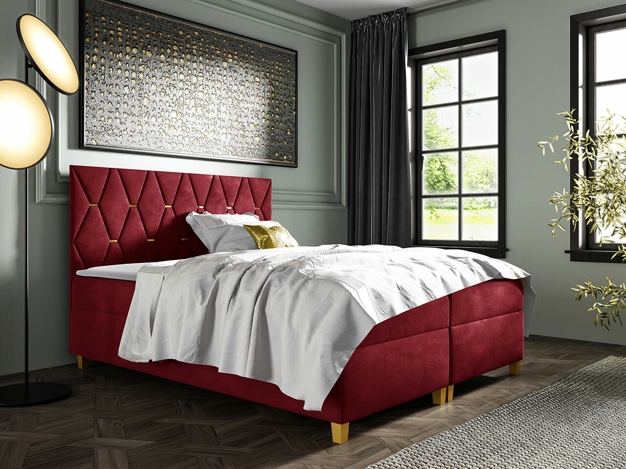 Boxspring postelja Nemus (Fresh 8)