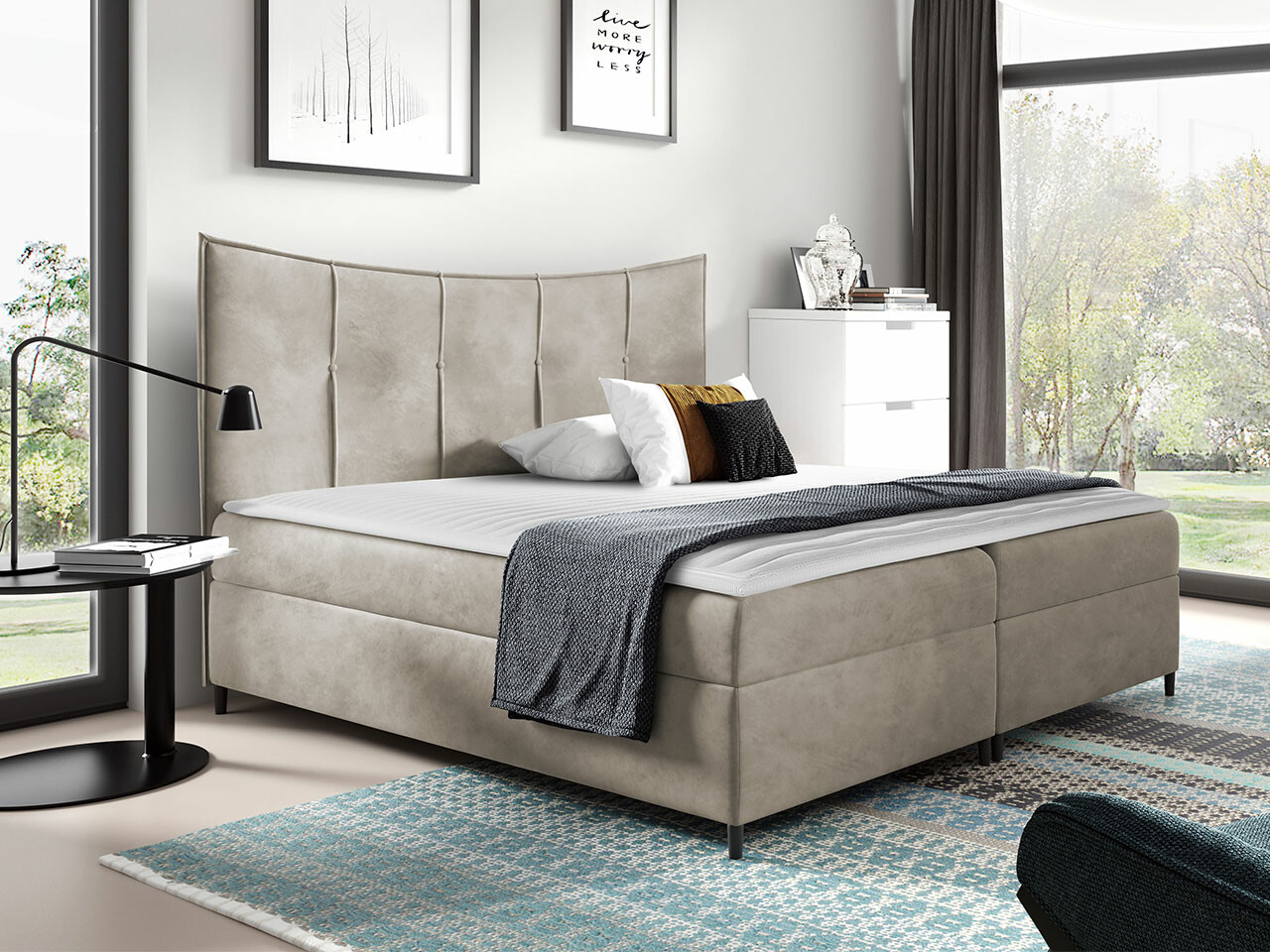 Boxspring postelja Fons I (Fresh 1)